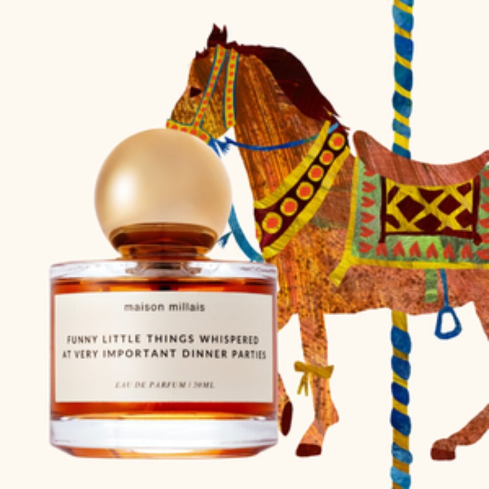 maison millais  "funny little things whispered at vip dinner......." perfume